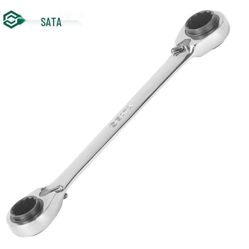 SATA 4-в-1 Двухкольцевой трещоточный гаечный ключ