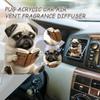 Car Vent Air Freshener Cute Dog Car Air Freshener Diffuser 2D Acrylic Aromatherapy Diffuser Long-Lasting Scent Vehicle