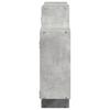 Wall Shelf Concrete Grey 159 x 18 x 65 cm Particleboard