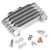 5 Row Universal Engine Oil Cooler Cooling Radiator Replacement for 125?250CC Motorcycle Dirt Bike