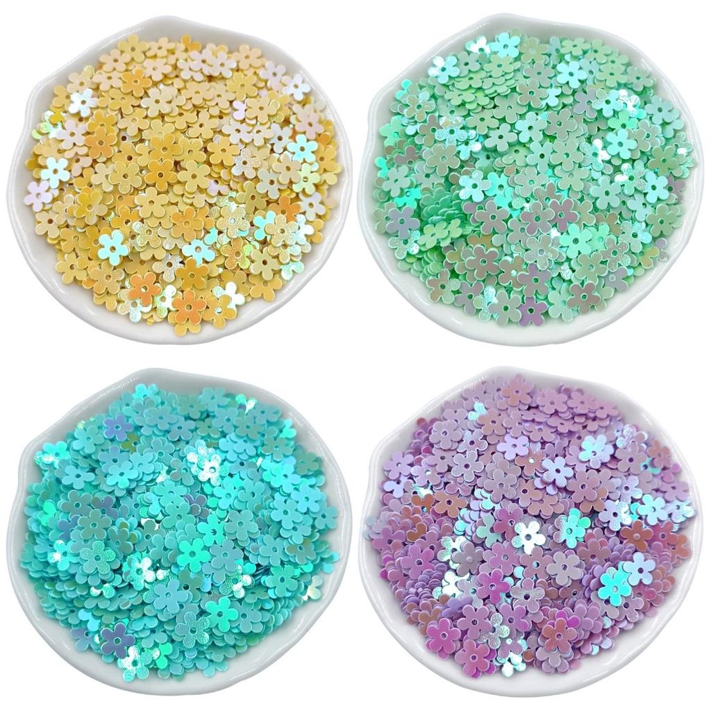 Креативная нашивка ПВХ нашивка Симфония Полые пайетки Блестки из бисера Блестки объемные пайетки Волшебные цветные пайетки ПВХ Блестки бусины