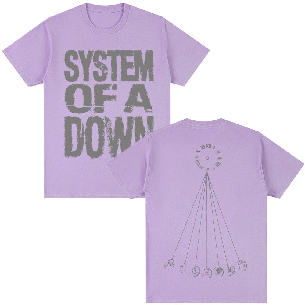 Футболка Rock Band System of A Down Mezmerize Мужская Женская Винтажная Хип-Хоп Готическая Харадзюку Футболки Оверсайз Хлопковая Повседневная Футболка