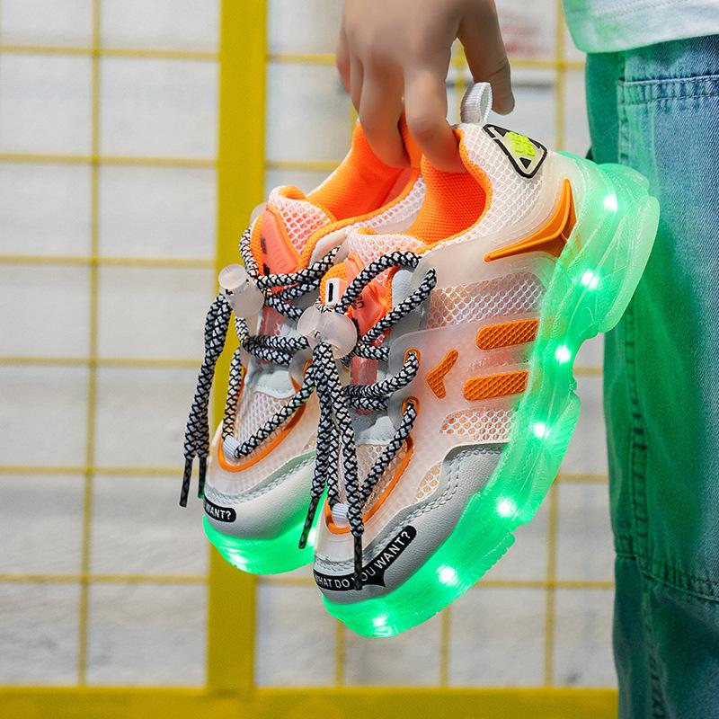 Обувь для мальчиков и девочек, летние повседневные дышащие кроссовки из сетки, 2025, новая модная корейская версия, модная старая обувь