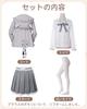[JIURUN] Uniform One Piece Lolita Cosplay High School Girl Crossdressing Lolita Clothes Large Size Mori Girl One Piece Uniform Blazer Skirt JK