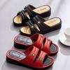 Medium Heel Slippers Women's Summer Outer Wear Wedge Heel Thick Bottom Non-slip Soft Bottom Sandals Household