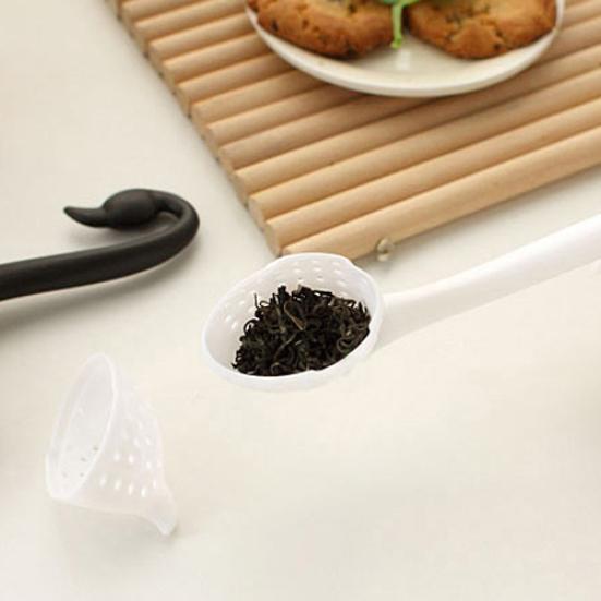 1Pc Loose Tea Infuser Strainer Creative Swan Shape Herbal Spice Filter Diffuser