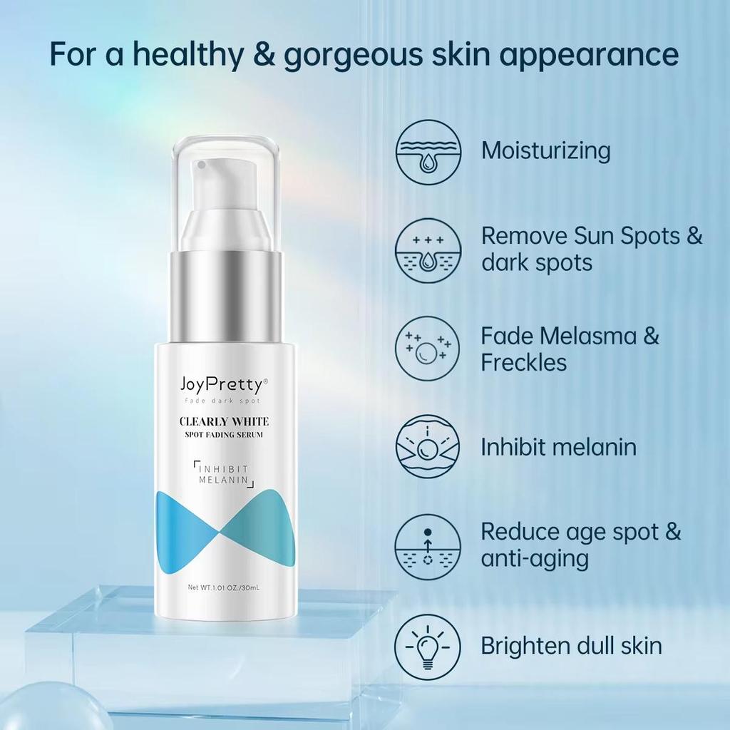 JoyPretty Отбеливающие наборы для ухода за кожей лица Высококачественный крем-сыворотка для лица от темных пятен Веснушки Мелазма Набор для осветления кожи