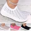 Женские кроссовки без шнуровки со стразами на плоской подошве кроссовки Diamante Sports Knit Sock Shoes