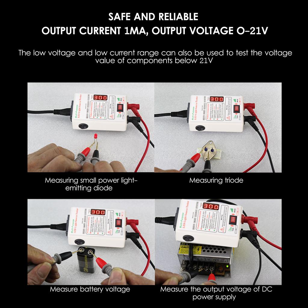 Voltage Test 1mA/30mA Convertible LED Backlight Tester Screen LED LCD TV Back Light Tester Meter