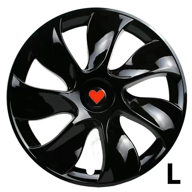 Tesla Model Y 19" Wheel Hub Decorative Protective Cover - Cyclone Turbine Design.