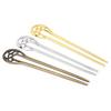 U Shape Retro Metal Hair Fork Hair Pin Hair Pick Square Hair Clip Hair Jewelry