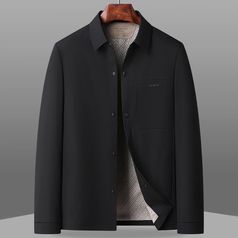 Весна и осень Тонкая повседневная куртка Мужская куртка с пуговицами на лацканах