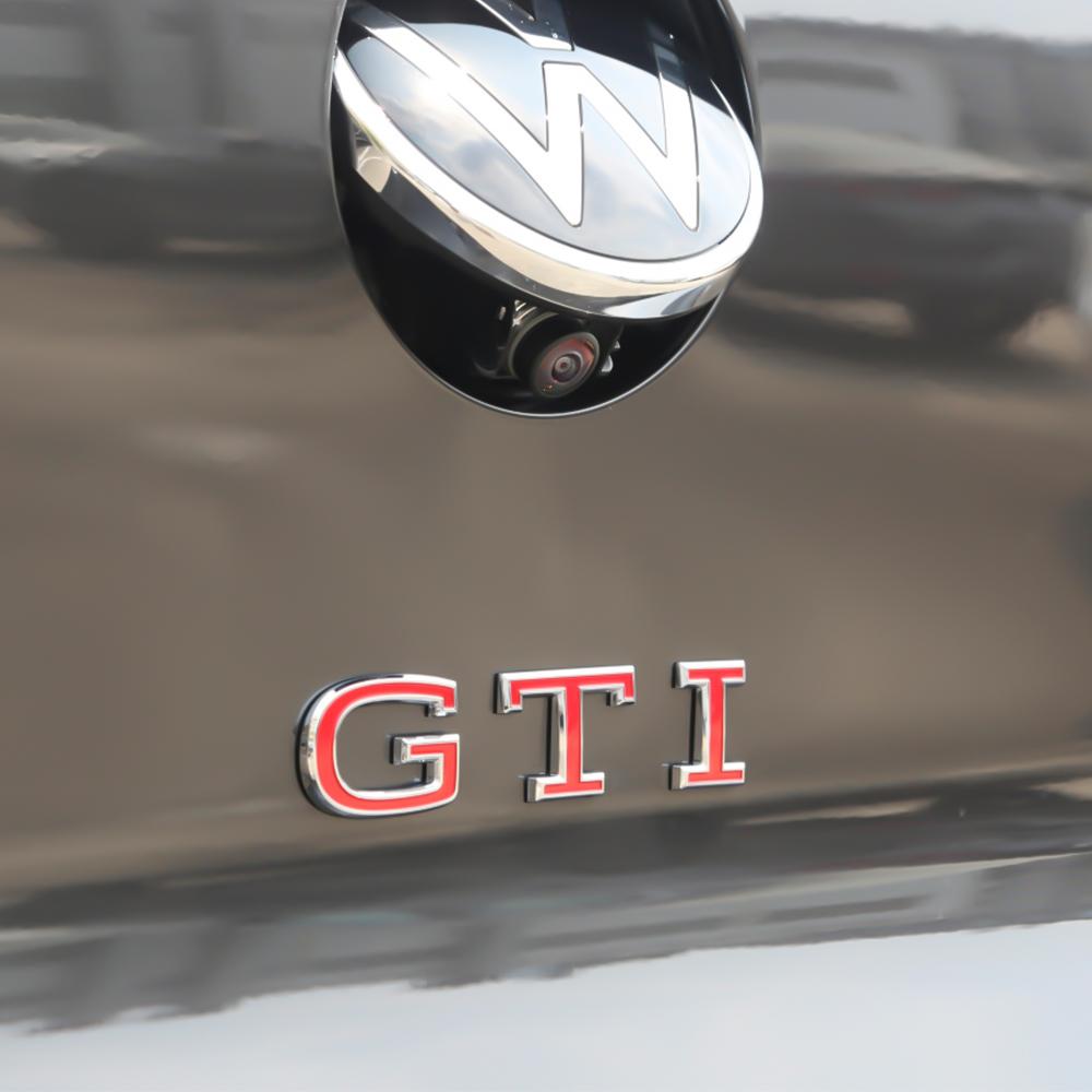 CAT1 Car Exterior Refit Accessories 3D ABS GTI Emblem Body Trunk Decor Stickers For Volkswagen VW Golf Polo Caddy Beetle Touareg Bora