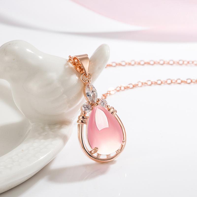 Sace Gems Классический медный сплав Циркон женский кулон ожерелье модный подарок
