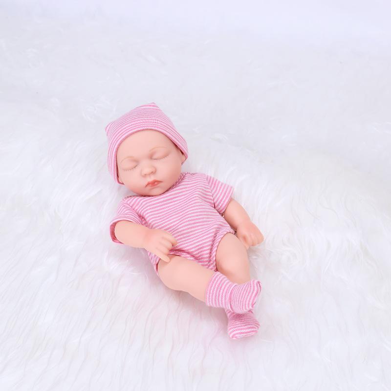 19 см детская кукла реборн мини-моделирование всего тела мягкая резиновая эмалированная кукла подарок для девочки кукла кукла