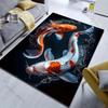 3D Koi Fish Print Carpet for Living Room Bedroom Bedside Sofa Floor Mat Modern Home Decor Aisle Corridor Area Rug Large Size