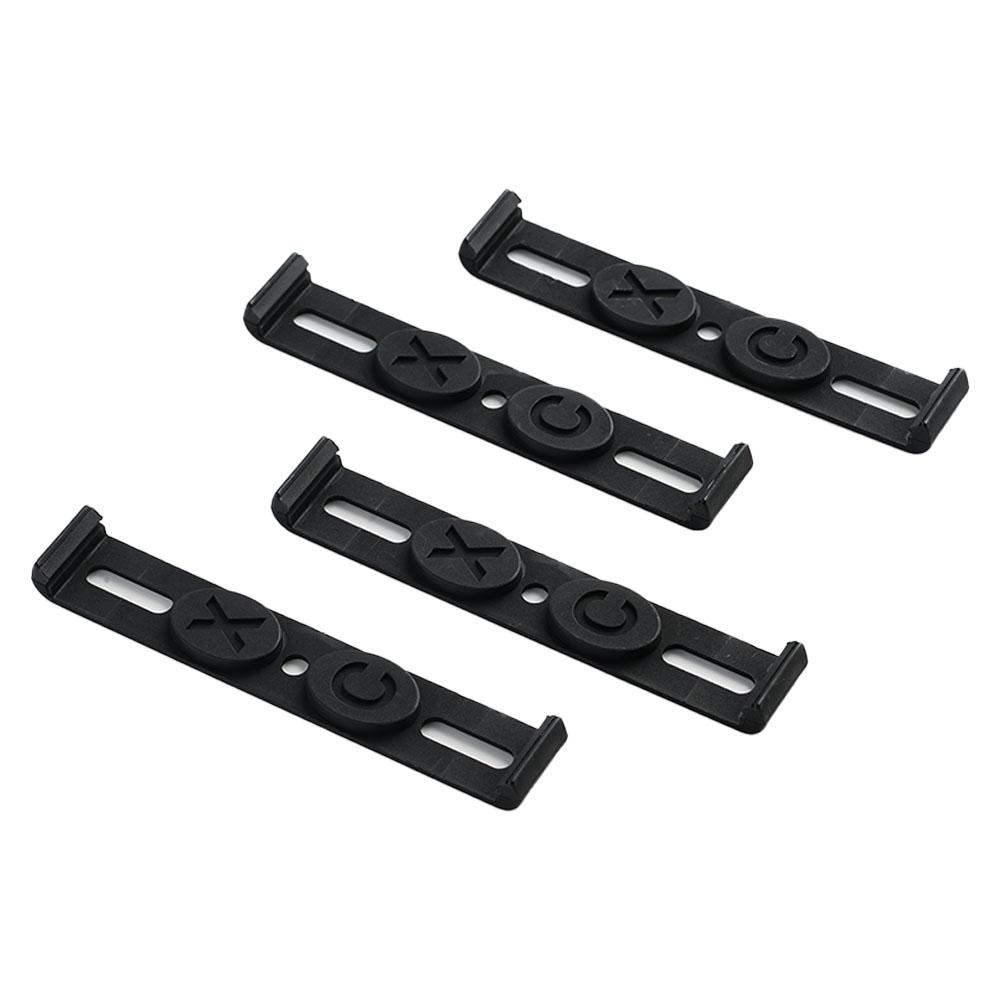 Frameless License Plate Mount 4PCS Weather-Proof Frameless License Plate Frame Car Tag Frame For Front And Rear Car Tags License Plate Covers Frames