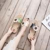 Fashion Woman Slippers Flowers Sandals Flops On Beach Shoes For Women Flip Slides Cheap Premium 2024 Luxury Liquidation Sale
