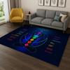 Rainbow 7 Chakra Yoga Meditation Carpet Rug for Living Room Sofa Home Bedroom Doormat Decor Living Room Decoration Carpet