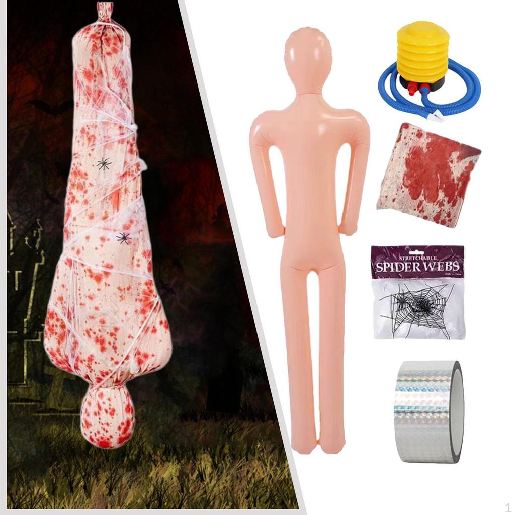 Хэллоуин Реквизит для украшения трупа Надувной манекен-орнамент Реквизит Лежащий труп для