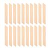 20pcs Wax Spatulas Wooden Handle Waxing Facial Applicator Sticks Hair Removal Sticks