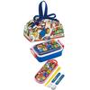 Skater Children's Drawstring Lunch Bag, Made in Japan, Super Mario 23, Boys' KB7-A