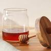 Airtight Honey Jar Dipper Set Lid Honey Dispenser Easy To Clean Honey Pot  Gift