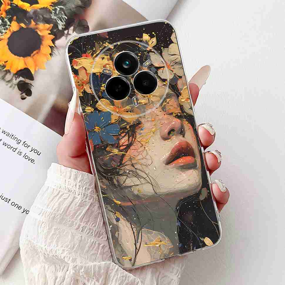 Чехол для Realme 14 Pro 5G RMX5056 Новый модный стиль Мягкий силиконовый чехол из ТПУ для Realme 14Pro+ 14Pro Plus 5G RMX5051 Защитный корпус-бампер
