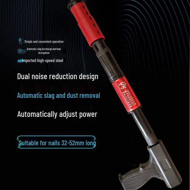 Многофункциональный бесшумный гвоздезабивной пистолет для деревообработки и цемента с регулируемыми настройками