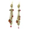 [K3108] - Golden Red 'Altaï' Designer Earrings