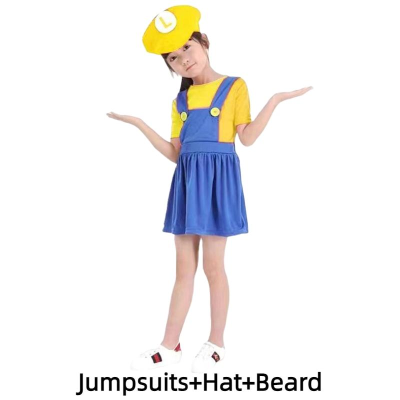 Super Mario Costume For Children And Adults Cosplay Outfit For Halloween And Parties