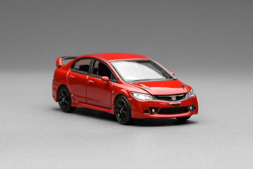 FREESTYLE MOTORHELIX Масштабная модель Honda Civic Mugen RR Красная Готовая модель M65410 1/64 (ФД2)