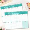 Daily Planner Coil Design Weekly Planner Notepad Appointments Reminders Notebook for Home School Office