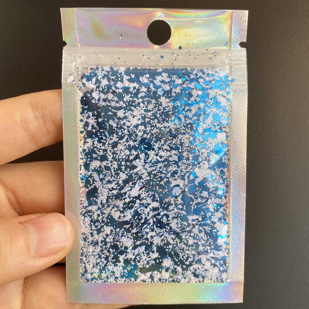 1Kg Bag Custom Glitter Mix Factory Polyester Chunky Glitter Bulk