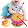 Tambourine Playing Instruments Toys Music Percussion Kids Drum Set Musical Instrument
