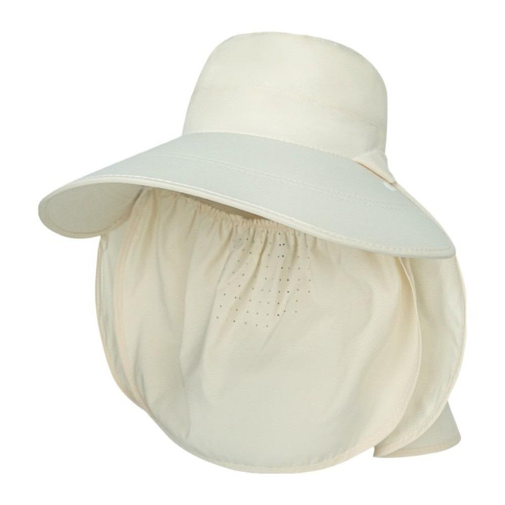 Adjustable Sunshade Shawl Cap Face Cover Neck Protection Cap Portable Picking Tea Hat  Travel