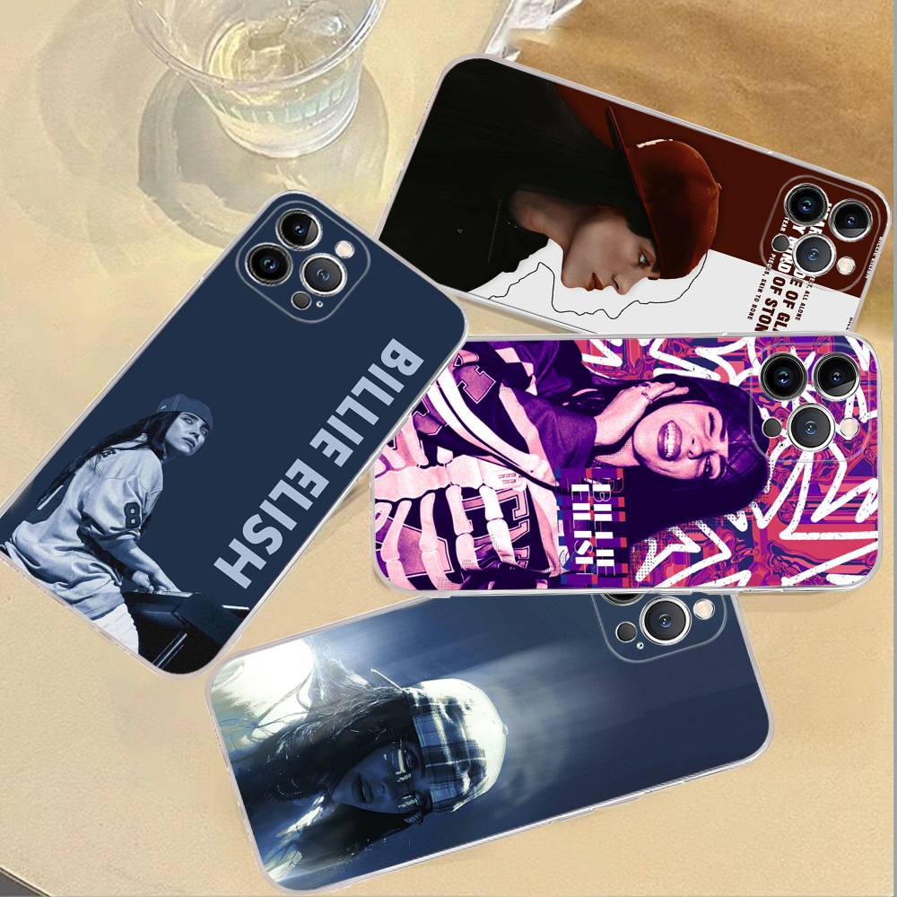 Чехол для телефона Billie Eilish B-E для iPhone 17 16 15 14 13 12 11 Pro Max Plus Мягкий чехол Персонализированный Сделай сам