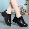Fashion Thick-Soled Casual Sneakers For Women In Spring Autumn Middle-Aged Women's Versatile Travel White Shoes Soft Sole Mother's Shoes