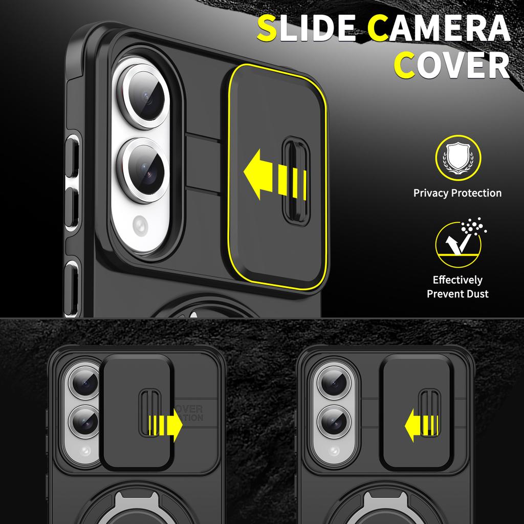 Противоударная сдвижная крышка-протектор для объектива для Samsung Galaxy S25 FE 5G A17 S23 S24 Ultra S22 S21 Plus A56 A36 A16 A15 A55 A35 Чехол