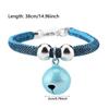 Creative Pets Necklace Cat Collar Dog Bell Collar Pet Cats Kitten Dog Puppy Lovely Nylon Necklaces Bells Collars Extension Chain