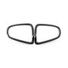 Tail Light Lamp Trim Ring 2pcs Replacement for BMW Mini Cooper R56 R57 R58 R59 2007 2014 OEM:51132752243, 51132752244,