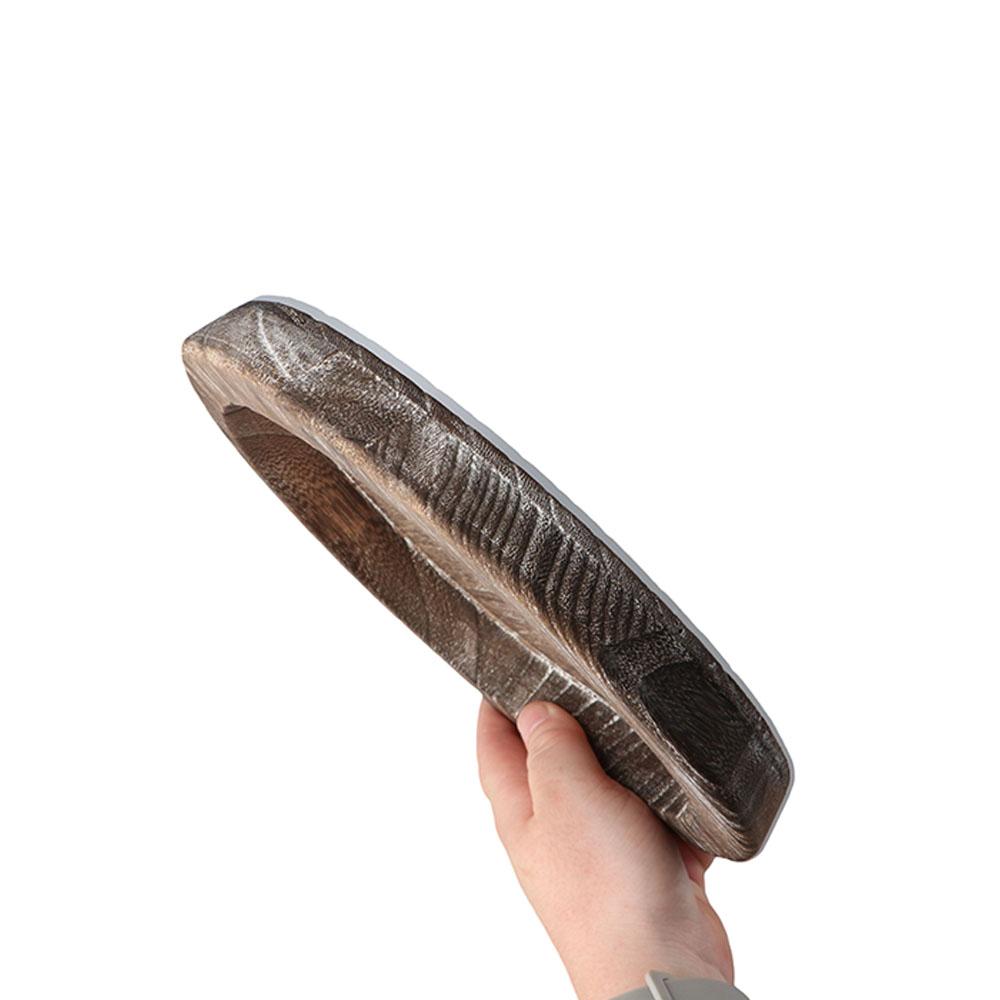 Home Decor Tableware Lightweight Candle Holder Storage Tray Food Dinner Plate Serving Tray