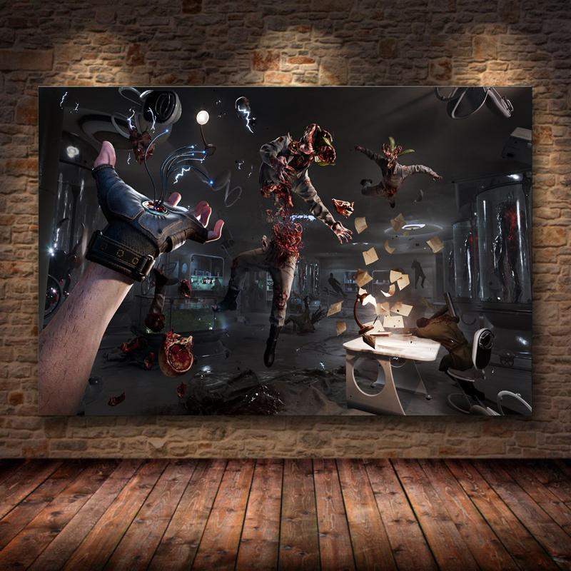 Atomic Heart Poster Print Canvas Painting Room Decoration Video Game Decor Painting Bedroom Game Room Decoration Wall Decor