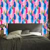 Brushstrokes wallpaper powder pink and blue 50x1000