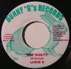7inch Record LUKIE D, CANDY MAN - Not Guilty / Yes Mi Friend NONE Bunny "G"s Reco Jamaica Reggae, Ska & Dub Used