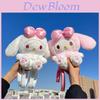 Плюшевый рюкзак My Melody для повседневного использования с застежкой-молнией и карманом для мобильного телефона