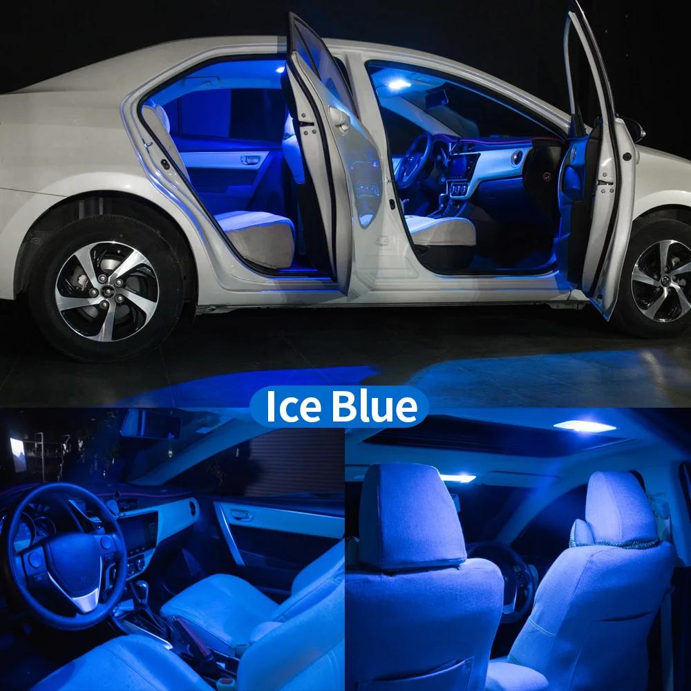 14Pcs Canbus LED Interior Ceiling Map Dome Trunk Light Kit For Seat Leon MK2 1P 1P1 2005-2009 2010 2011 2012 Car Accessories ik,098