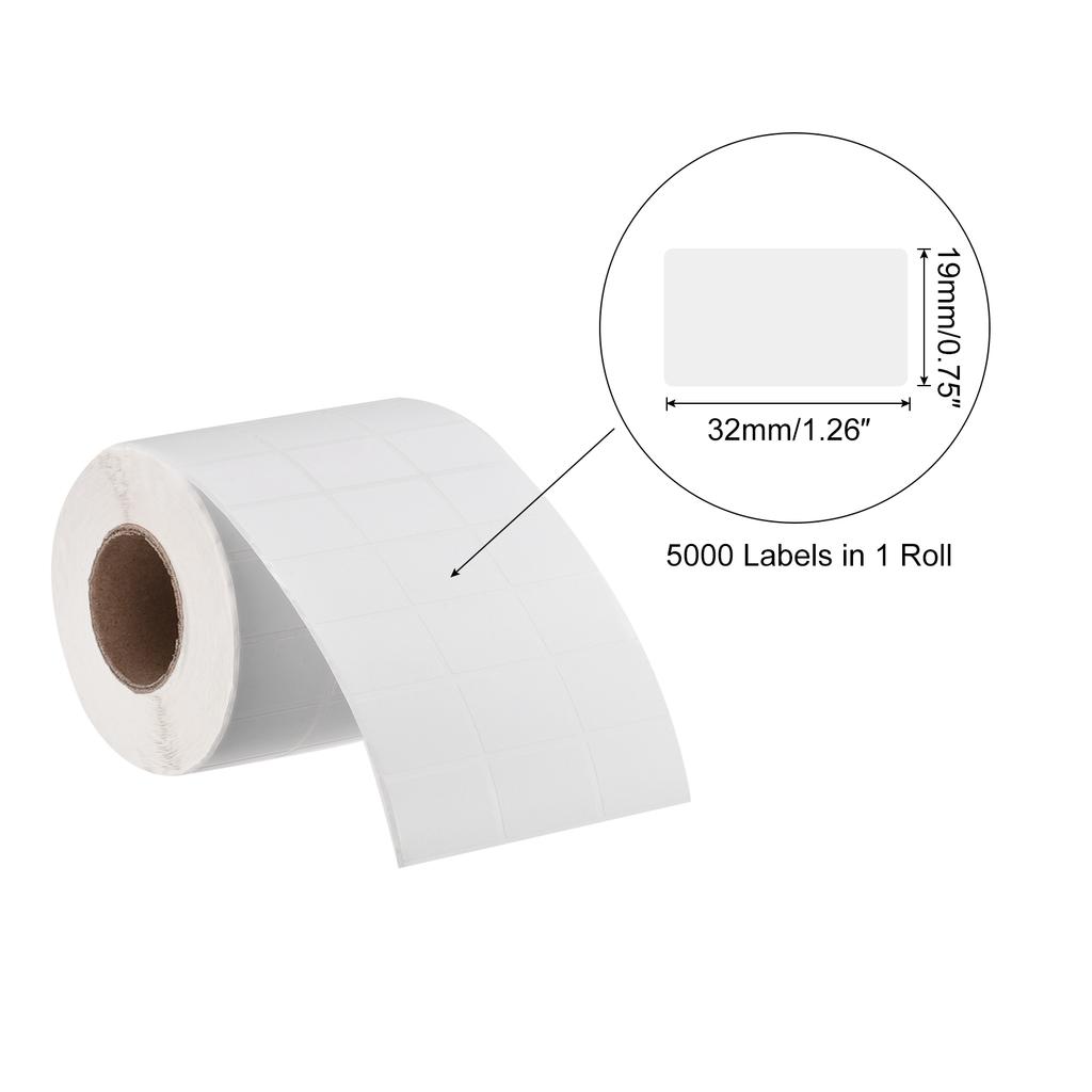 1 Roll Direct Thermal Label Shipping Stickers for Packaging Craft Projects White 250-10000 Labels Self Adhesive Thermal Labels