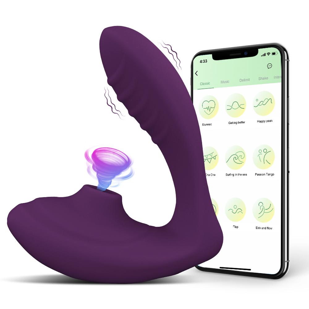Powerful Clitoris Sucker Vibrator for Women App Controlled Clitoral Stimulator G Spot Dildo Adult Sex Toy