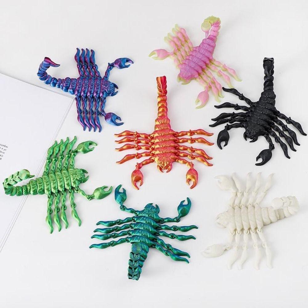 Articulated 3D Printed Simulation Toy Creative Animal Simulation Model Model Display